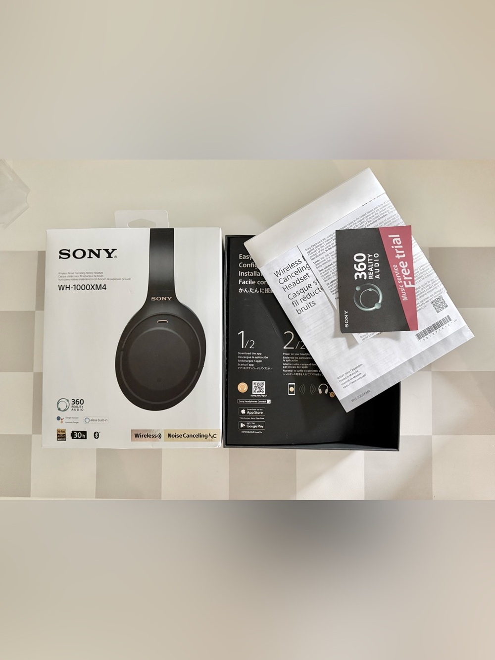 SONY WH-1000XM4 Wireless Premium Noise Canceling Headphones